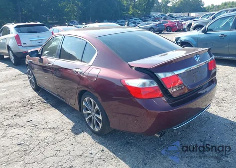 2015 Honda Accord Sport from USA, damaged, VIN 1HGCR2F57FA049654